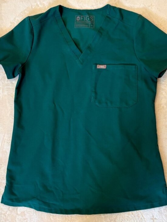 Tops - Teal Green Women’s Scrub Top. XS